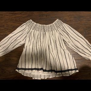 Girls off the shoulder top